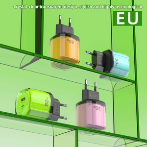 Chargeur USB PD double port 30W à charge rapide, sortie 20V, entrée 15V 2A USB 0.5A, protection contre les courts-circuits pour téléphones portables et écouteurs - US/EU/JP - Product Image 4