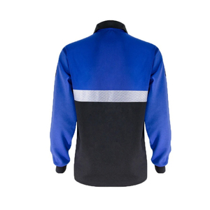 Polo à manches longues de sécurité réfléchissant haute visibilité personnalisé OEM T-shirt Prix d'usine Vêtements de travail en polyester avec bande réfléchissante - Product Image 3