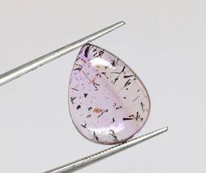 Fantastique Super Seven Gemstone Poire Forme Lisse Poli Mélodie Super Seven Cabochon Lepidocrocite Rutile Super 7 Pierre - Product Image 1