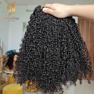 Pixie Curls Paquets de Cheveux Humains Perruques de Cheveux Bruts Hd Dentelle Vierge Vendeur de Cheveux - Product Image 1