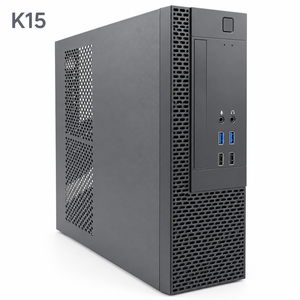 <span class=keywords><strong>Caja</strong></span> de Ordenador K15 Slim Micro ATX, Chasis de Acero de 92 mm <span class=keywords><strong>con</strong></span> 4 Puertos USB Frontales para <span class=keywords><strong>PC</strong></span> Mini ITX - Product Image 1