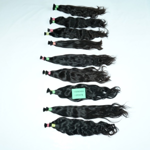 100% non transformés Remy cuticule alignée vierge en vrac vietnamien Extensions de cheveux humains noir crépus droite vague naturelle vendeur - Product Image 2