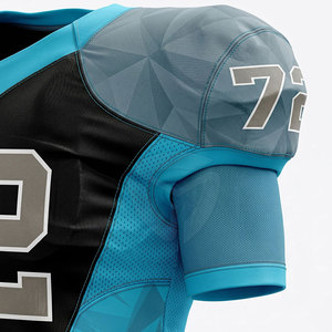 Uniforme de football américain de haute qualité, matière respirante, coutures robustes, parfait pour les matchs de compétition, l'entraînement et les tenues d'équipe. - Product Image 6