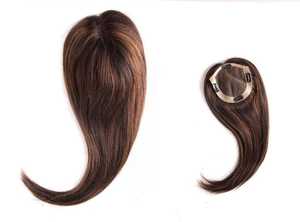 TOPPERS DE CHEVEUX DE CÉLÉBRITÉ INDIEN HUMAIN NATUREL DROIT PLEINS CUTICULES LÉGER FOND ÉPAIS RÉUTILISABLES - Product Image 2