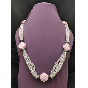 Ensemble de pendentif Mala en perles de haute couture avec des pierres de zircon pour les fêtes spéciales des femmes pour les femmes et les filles - Product Image 1