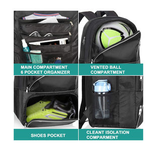 Sac de basket-ball en gros, sac de sport personnalisé de grande capacité, sac à dos de basket-ball et de football à vendre à bas prix - Product Image 4