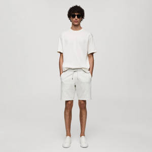 Pantalones cortos de sudor para hombre de algodón 100% de la mejor calidad, transpirables, de secado rápido, nueva moda, estilo informal personalizado, superventas, servicio OEM - Product Image 2