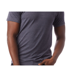 T-shirt girocollo da uomo Alternative Apparel in eco-jersey 100% cotone organico, blu tinta unita, taglia XL - Product Image 6