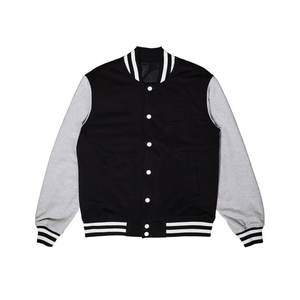 Custom Men's College Leather Sleeves <b>Baseball</b> <b>Bomber</b> <b>Jacket</b> Manufacturer's Varsity Letterman <b>Jacket</b> with Embroidery - Product Image 6