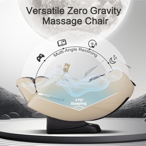 Fauteuil de massage, fauteuil de massage à gravité zéro, massage complet du corps et inclinable, commande vocale par IA, fauteuils de massage Shiatsu, repose-jambes automatique, mollet, pied - Product Image 5
