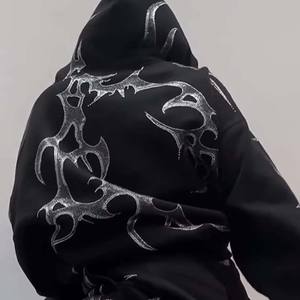 Men's <b>Hoodie</b> <b>Zip</b>-Up Grey Unisex Men's <b>Hoodie</b> 100% Cotton Men's <b>Hoodie</b> Custom Blank Sublimation Logo Men's <b>Hoodie</b> <b>Black</b> Leather - Product Image 3