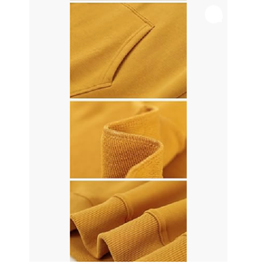 Sweat à capuche noir de haute qualité pour hommes Pull personnalisé décontracté oversize épaules tombantes manches longues avec motif solide BD - Product Image 3