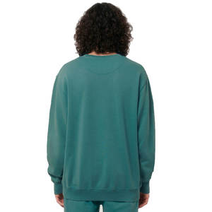 Sudaderas de Manga Larga 100% Algodón French Terry, Sudaderas Casuales de Color Sólido con Abertura en el Bajo y Cuello Redondo para Hombre y Mujer - Product Image 2