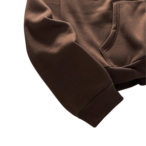 Winter Men's Hooded <b>Zip</b>-<b>Up</b> <b>Jacket</b> Fleece-Lined Washed Casual Streetwear Kangaroo Pockets Ribbed Cuffs Windproof Quick Dry - Product Image 4