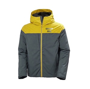 Veste de ski de snowboard imperméable isolée de couleur contrastée pour hommes - Product Image 1