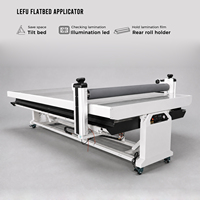 Table de travail LF1732-B4 automatique 5ft * 10ft 110/220V grande taille applicateur à plat Table plastifieuse Machine pour Viny