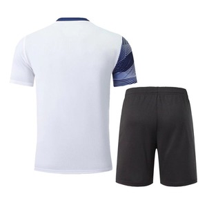 Usine En Gros Personnalisé À Séchage Rapide Blanc Unisexe Rouge Badminton Chemises Et Bas Respirant Premium Qualité Sublimation Tissu - Product Image 2