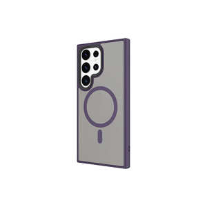 Coque rigide en PC Premium compatible MagSafe pour Samsung Galaxy S24 Ultra, finition givrée, compatible avec la charge sans fil - Product Image 2