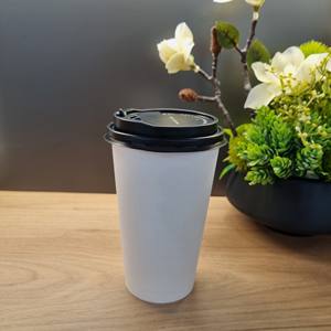 Vasos de papel desechables de calidad superior con logo personalizado, muestra gratuita de fábrica, para café, té, para llevar, ecológicos, de 6oz, 8oz, 10oz, blancos. - Product Image 6