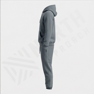Conjunto Deportivo de Invierno para Hombre, Talla Grande, Manga Larga, Transpirable, Suave, para Fitness, Correr, Trotar, Ropa Deportiva - Product Image 3