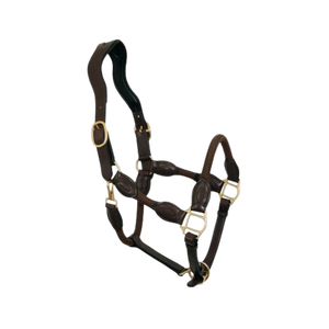 Mejor venta OEM 2025 ecuestre de cuero genuino caballo doma y entrenamiento de carreras Halter al por mayor a bajo precio - Product Image 2