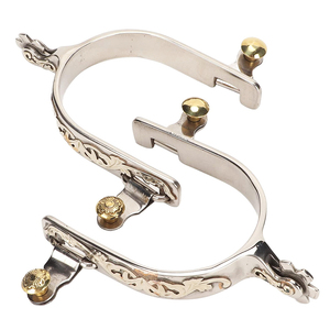 Horse Spur Riding Spurs With Three Teeth Band