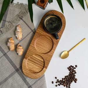 ถาดไม้เสิร์ฟพร้อมที่เก็บของ100% - Product Image 2