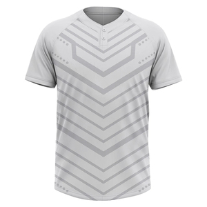 Vente chaude Maillot de baseball de haute qualité Respirant Séchage rapide Taille plus personnalisée Nom Logo Impression par transfert thermique 100% polyester - Product Image 1