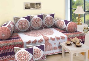 DreamTree elegante juego de cama individual de algodón de 8 piezas indio Deewan atrapasueños árbol Animal impreso perfecto decoración del hogar regalo - Product Image 3