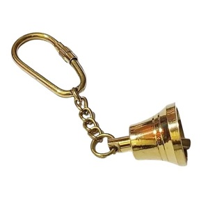 Llavero de campana de latón hecho a mano, llavero de metal Estilo Vintage - Product Image 1