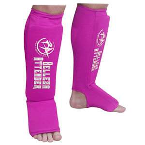 Negro elástico Kick Boxing Instep Pierna Guards MMA Espinilleras para adultos Entrenamiento deportivo Compresión Muay Thai Equipo de protección - Product Image 1