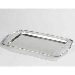 Plateau de service classique en acier inoxydable de qualité supérieure avec forme et taille personnalisées pour la maison et l'hôtel au meilleur tarif - Product Image 2