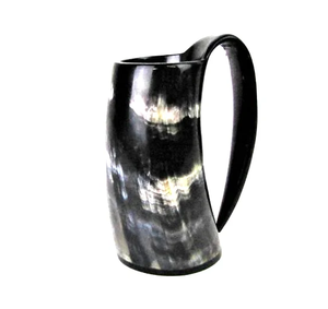 Produits artisanaux Tasse en corne de buffle Design antique Boissons bière et vin Tasse en corne Vente personnalisée - Product Image 6