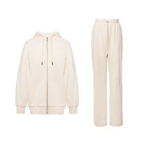 OEM Femmes Polaire Hoodies Survêtements Sweats À Capuche Pantalons De Survêtement Ensembles Surdimensionnés Vestes Unisexe Couple Jogging pantalon costume - Product Image 2