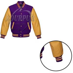 Varsity Jacket Varsiti Jacket avec coutures Premium | Style universitaire unisexe | Commandes en gros personnalisables 2025 Produit de qualité supérieure - Product Image 4