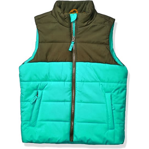 Nuevas chaquetas de chaleco sin mangas informales personalizadas 2025 con cuello levantado, chaquetas calentadoras de cuerpo de invierno hinchadas - Product Image 1