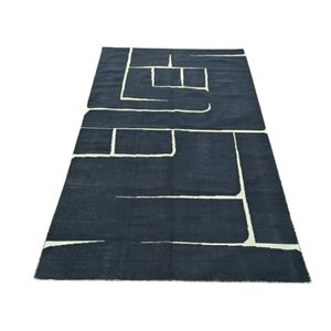 พรมถักด้วยมือผ้าฝ้าย100% ใหญ่ปักลายแจ็คการ์ดลวดลายนามธรรมเครื่องผลิตคุณภาพพรีเมี่ยมสำหรับห้องนั่งเล่น - Product Image 3