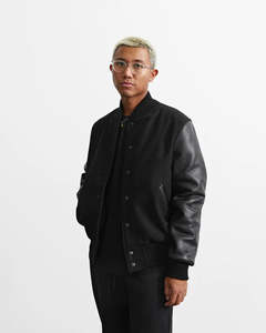 Veste de base-ball à manches longues pour hommes, personnalisée, vierge - Product Image 6