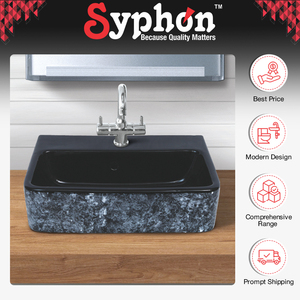 Nuevo diseño atractivo, certificado ISO, tamaño personalizado, llamativo, cerámica, artículos sanitarios, mesa, lavabo, lavabo, fregadero - Product Image 2