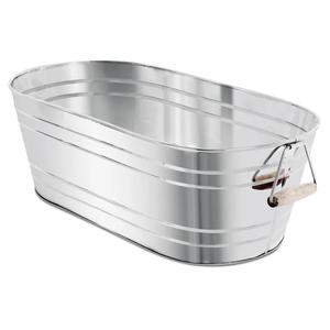 Hot Selling Portable Metal Silver Ice <b>Bucket</b> Wine Cooler <b>with</b> Black <b>Stand</b> for Beer <b>Bucket</b> for Party Wedding Decors Wholesale - Product Image 2