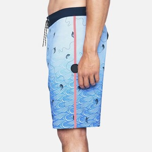 กางเกงชายหาดผู้ชายทรงสลิมฟิตคุณภาพสูง ทนทาน ระบายอากาศได้ดี แห้งเร็ว มีกระเป๋าหลายช่อง ผ้าไม่ทอ เอวสูงผูกเชือก สวมใส่สบาย - Product Image 4