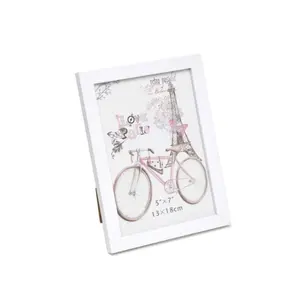 4x6inch Handmade Solid <b>Oak</b> Photo <b>Frame</b> for Tabletop Display with or Without Mat - Product Image 3