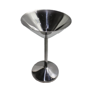 Copas de Martini de acero inoxidable modernas de 6 onzas de capacidad, Copas de cóctel ecológicas, copas de vino clásicas - Product Image 1