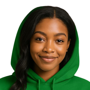 Sudadera con Capucha AKA Indiana State, Color Verde Kelly y Rosa, con Estampado Gráfico, Personalizada para Hermandades Griegas - Product Image 4