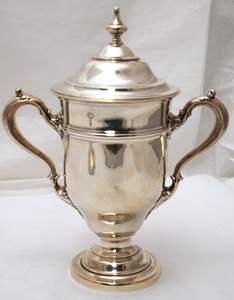 Trofeo de metal de diseño premium clásico con chapado en oro perfecto para honrar la excelencia en Concursos Profesionales - Product Image 4