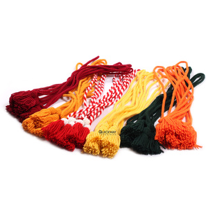 Cordón de sombrero ceremonial de alambre de lingotes de calidad superior Cordón de sombrero de hombro ligero personalizado para uniforme - Product Image 1