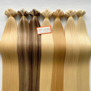 Meilleure qualité prix de gros paquets de cheveux vierges de qualité 12A sans extensions de cheveux de trame synthétiques personnaliser les couleurs - Product Image 1