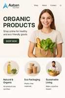 Productos orgánicos profesionales Tienda en línea Diseño de sitios web Expertos web calificados en la India que ofrecen presencia confiable y asequible