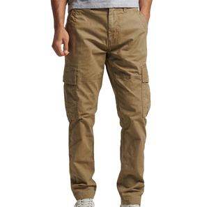 Pantalon cargo décontracté unisexe de haute qualité respirant, droit, confortable, anti-froissement, 6 poches, en coton uni - Product Image 5