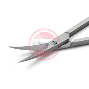 Tijeras para uñas hechas a medida con cuchillas afiladas finas curvas Tijeras para uñas para cutículas de acero inoxidable - Product Image 6